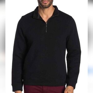 Toscana Mock Neck Quilted  1/4 Zip Pullover. Size Small.